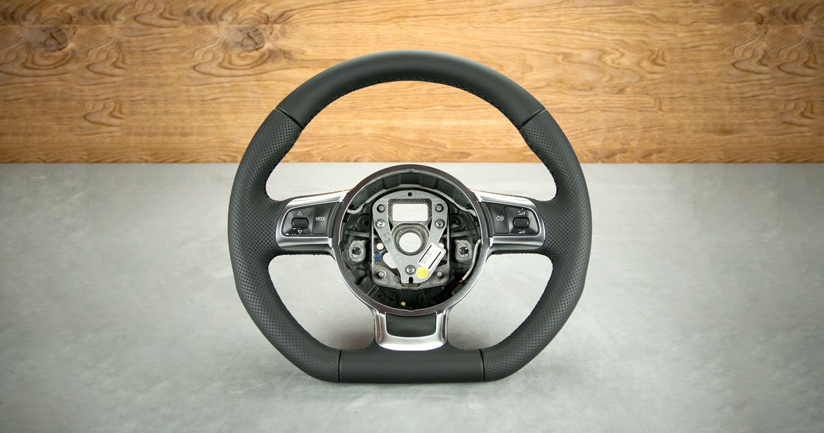 Modyfikacja i obszycie kierownicy Audi TT 8J