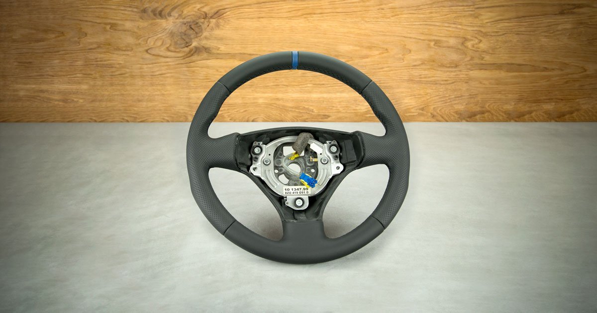 Modyfikacja i obszycie kierownicy Audi A3 8L1