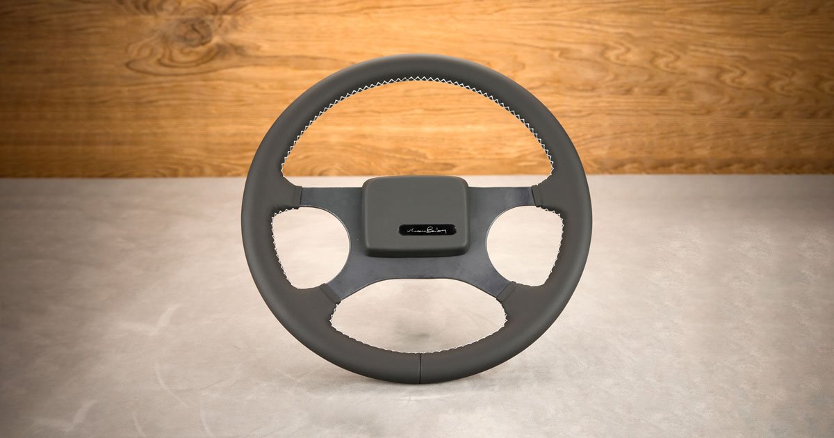 Modyfikacja i obszycie kierownicy Fiat Ritmo Bertone Super Cabrio