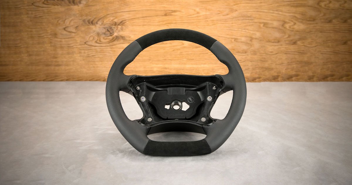 Modyfikacja i obszycie kierownicy Mercedes-Benz CLK 320 W209