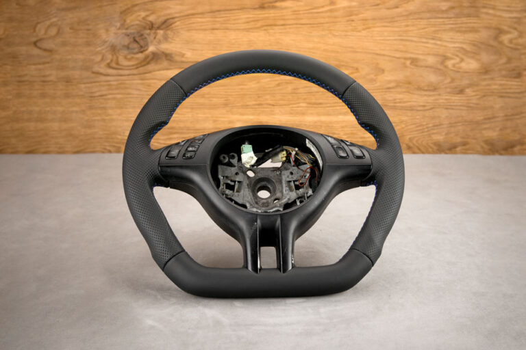 Modyfikacja i obszycie kierownicy BMW E46
