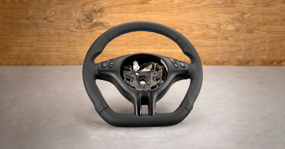 Modyfikacja i obszycie kierownicy BMW E46