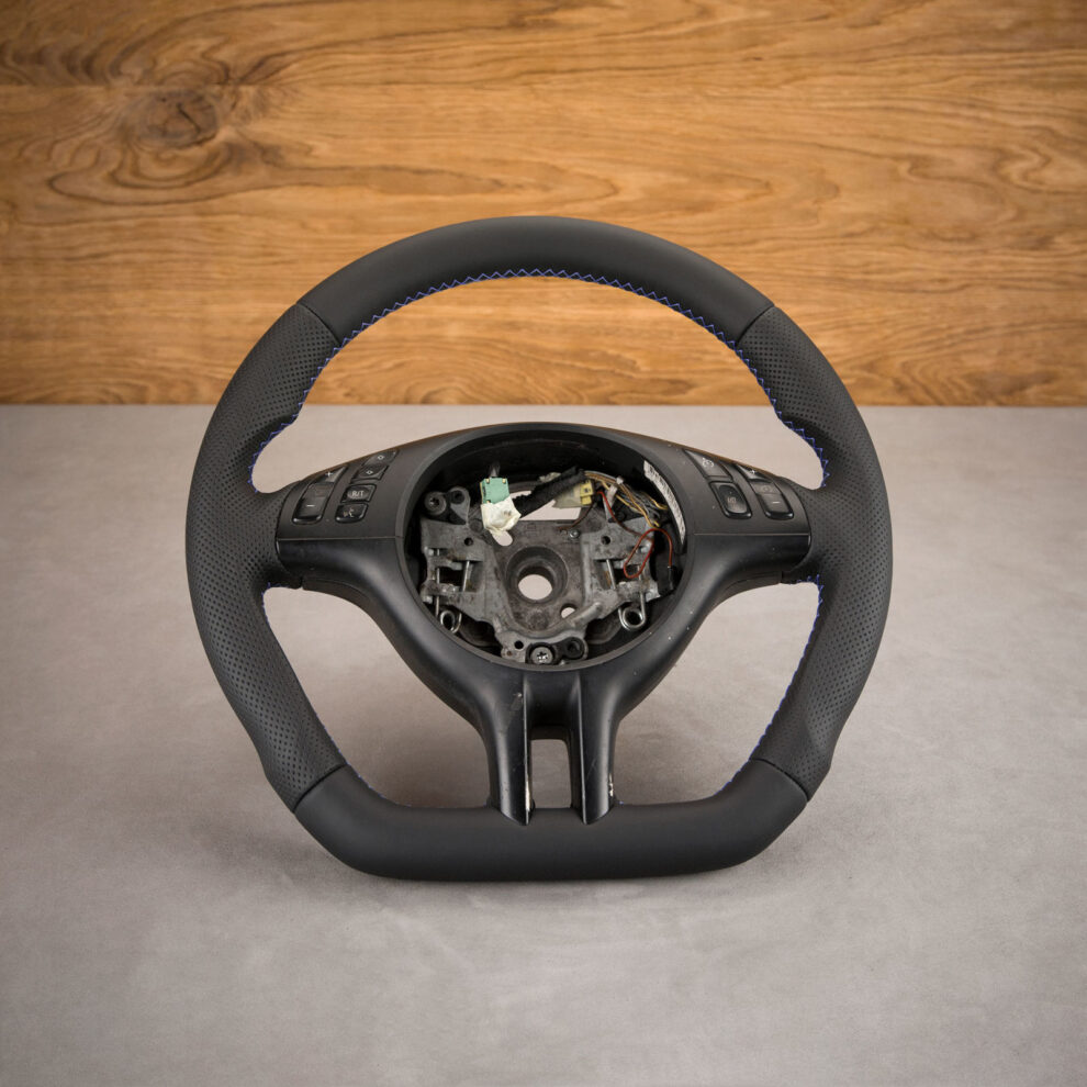 Modyfikacja i obszycie kierownicy BMW E46