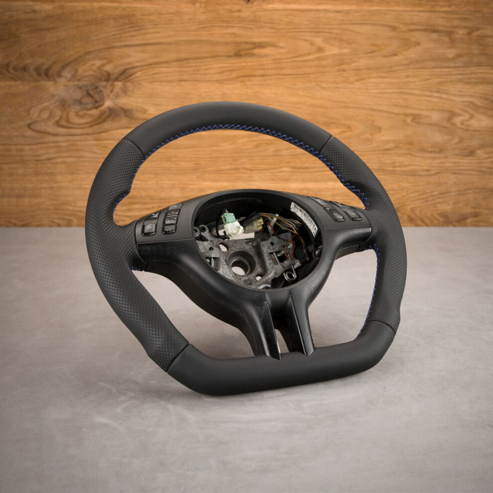 Modyfikacja i obszycie kierownicy BMW E46