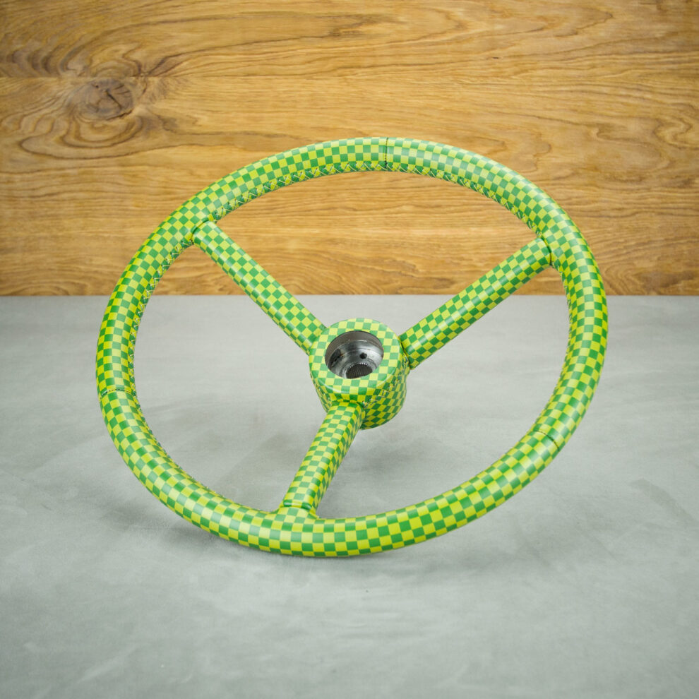 Kierownica John Deere po obszyciu