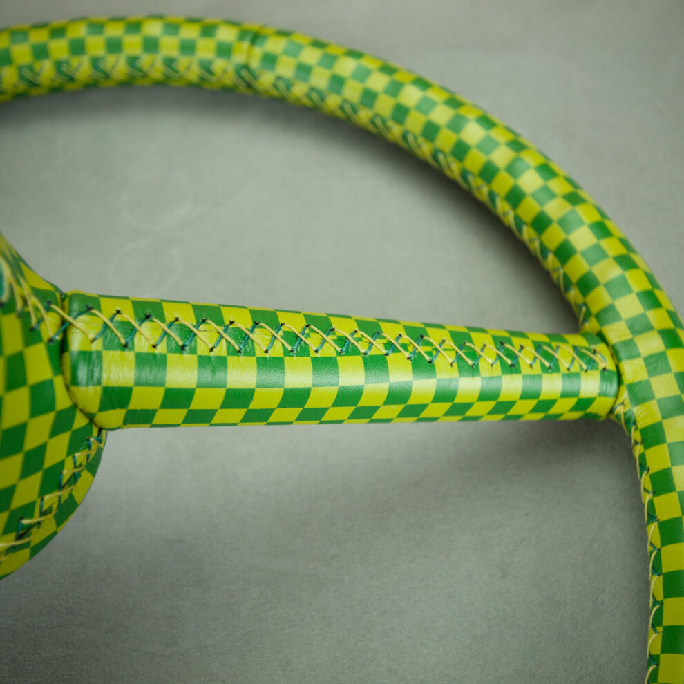 Kierownica John Deere po obszyciu