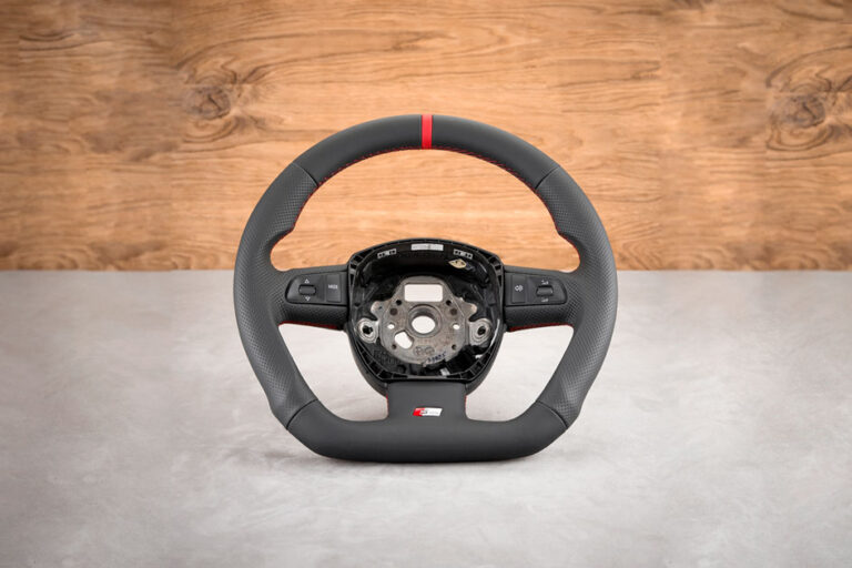 Modyfikacja i obszycie kierownicy Audi A4 B7