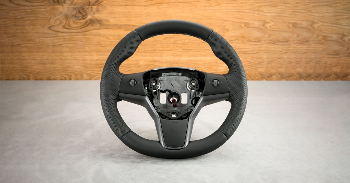 Obszycie kierownicy Tesla Model 3