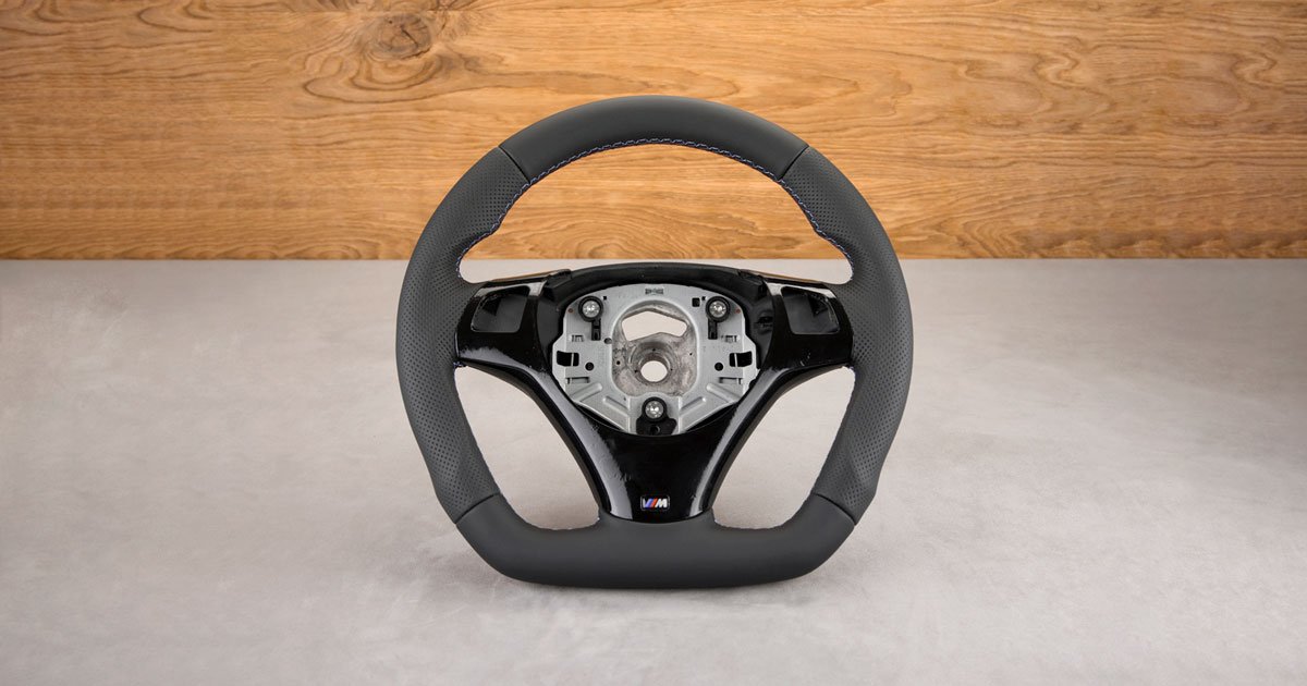 Modyfikacja i obszycie kierownicy BMW E90