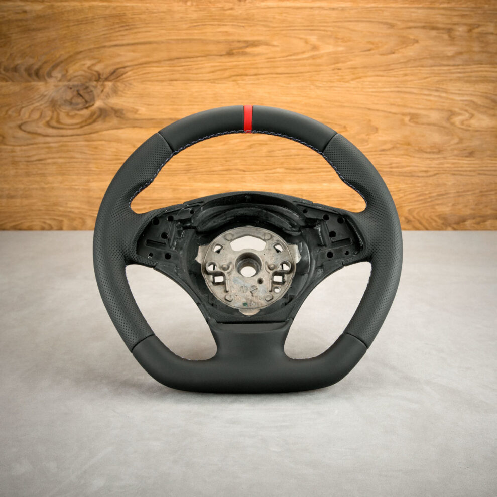 Modyfikacja i obszycie kierownicy BMW E91