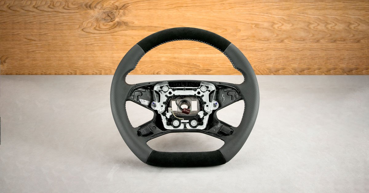 Modyfikacja i obszycie kierownicy Mercedes-Benz E W212