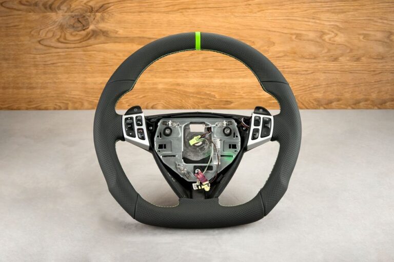 Modyfikacja i obszycie kierownicy Saab 9-3 II