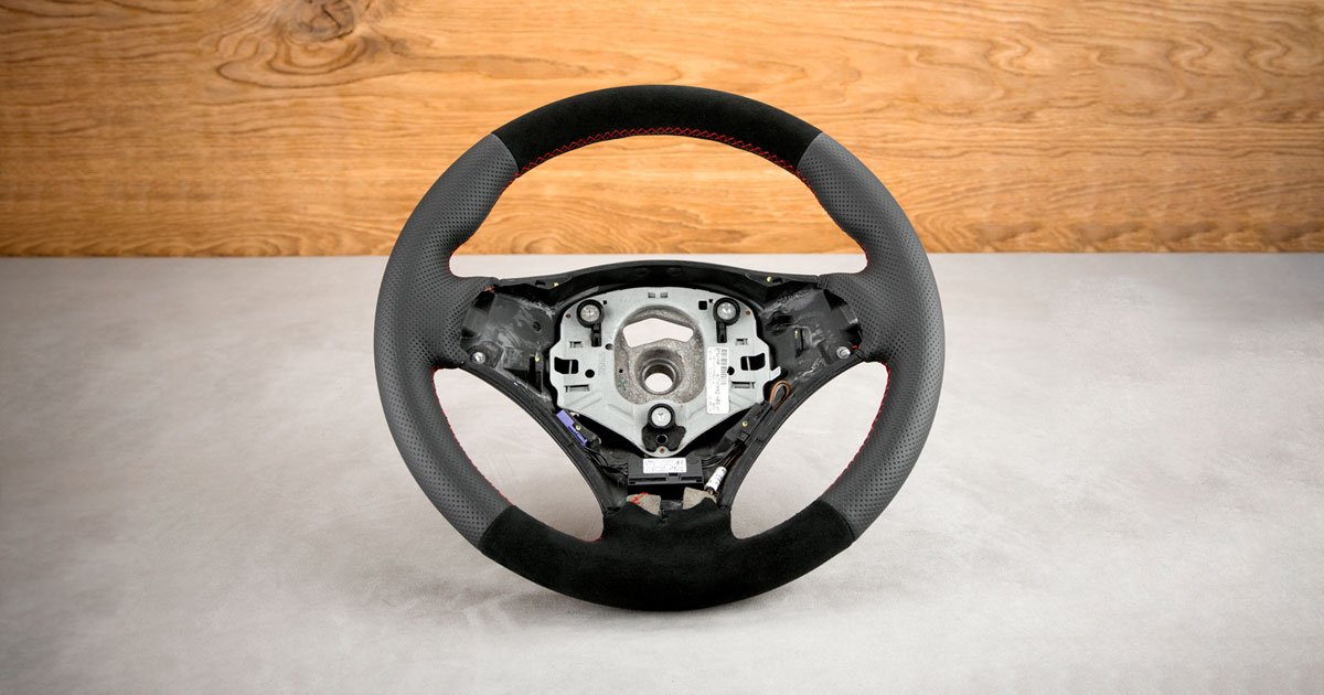 Obszycie kierownicy BMW E90