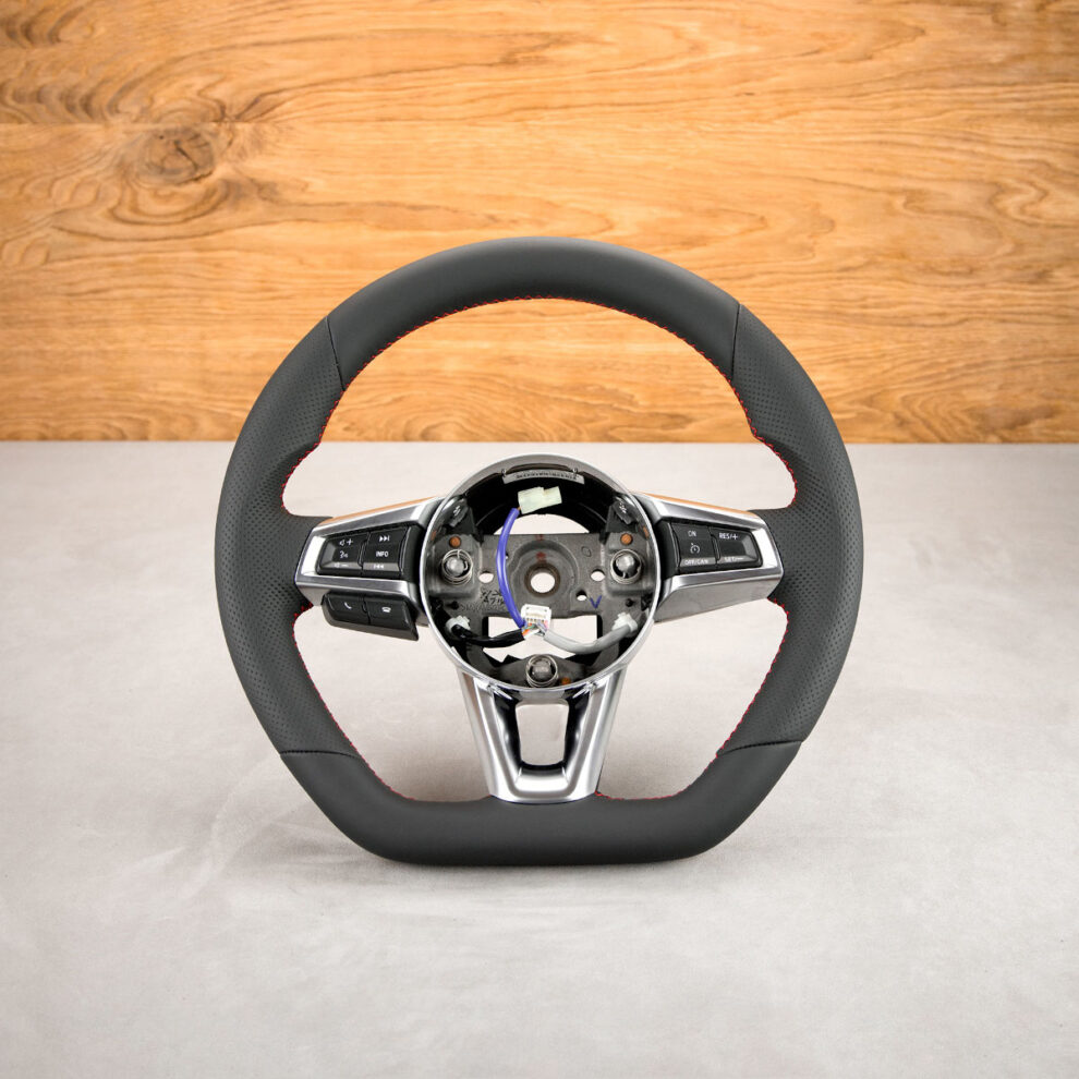 Modyfikacja i obszycie kierownicy Fiat Abarth 124 Spider