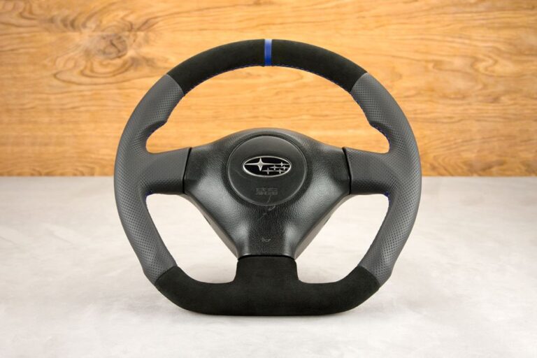 Modyfikacja i obszycie kierownicy Subaru Impreza GD