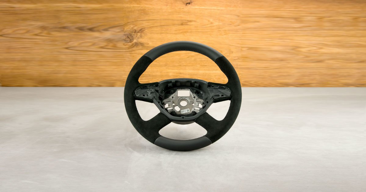 Obszycie kierownicy Skoda Superb II