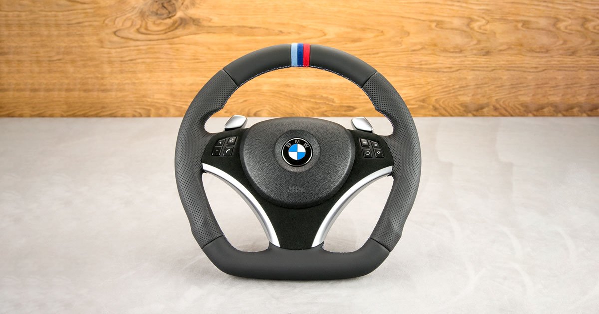 Modyfikacja i obszycie kierownicy BMW E90
