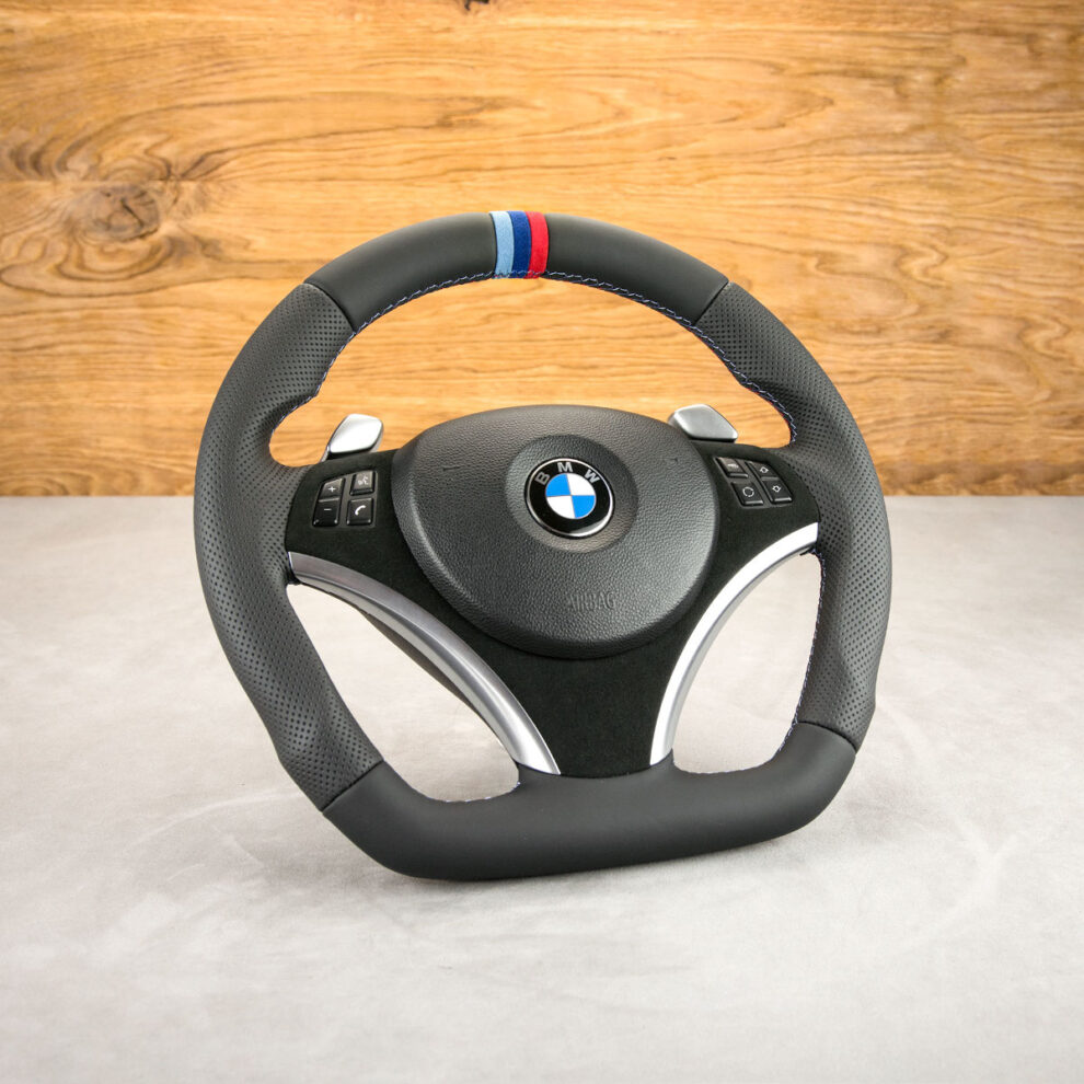 Modyfikacja i obszycie kierownicy BMW E90