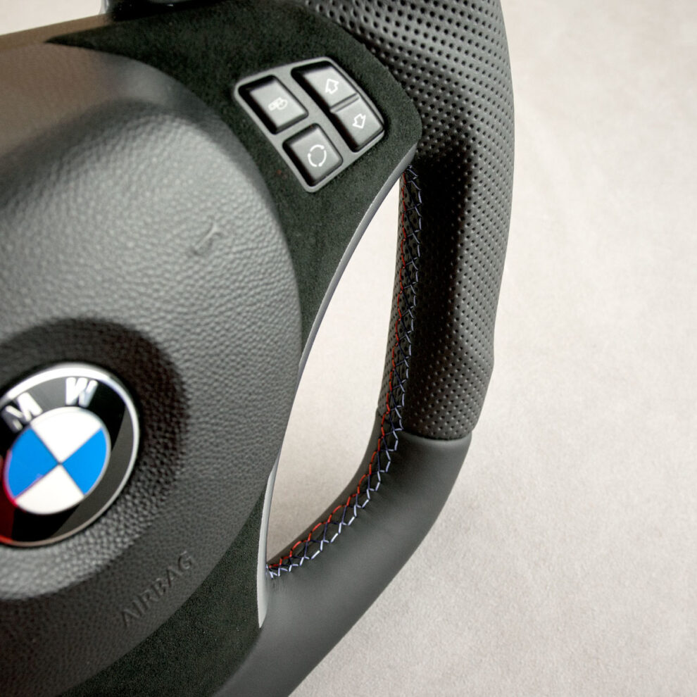 Modyfikacja i obszycie kierownicy BMW E90