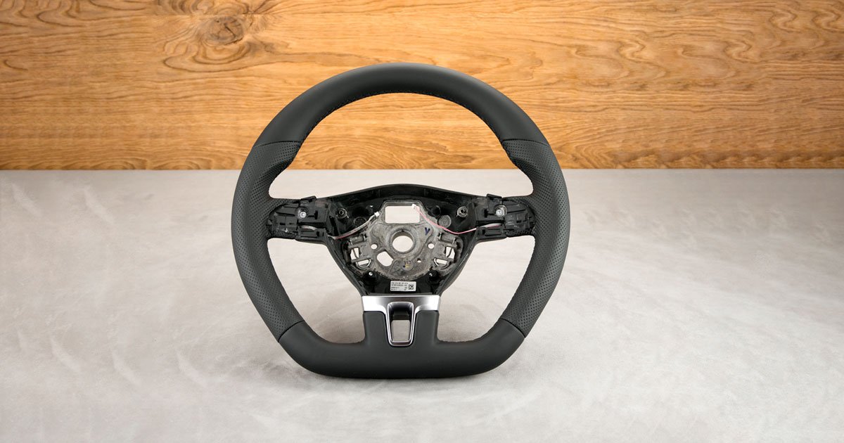 Modyfikacja i obszycie kierownicy Volkswagen Sharan II