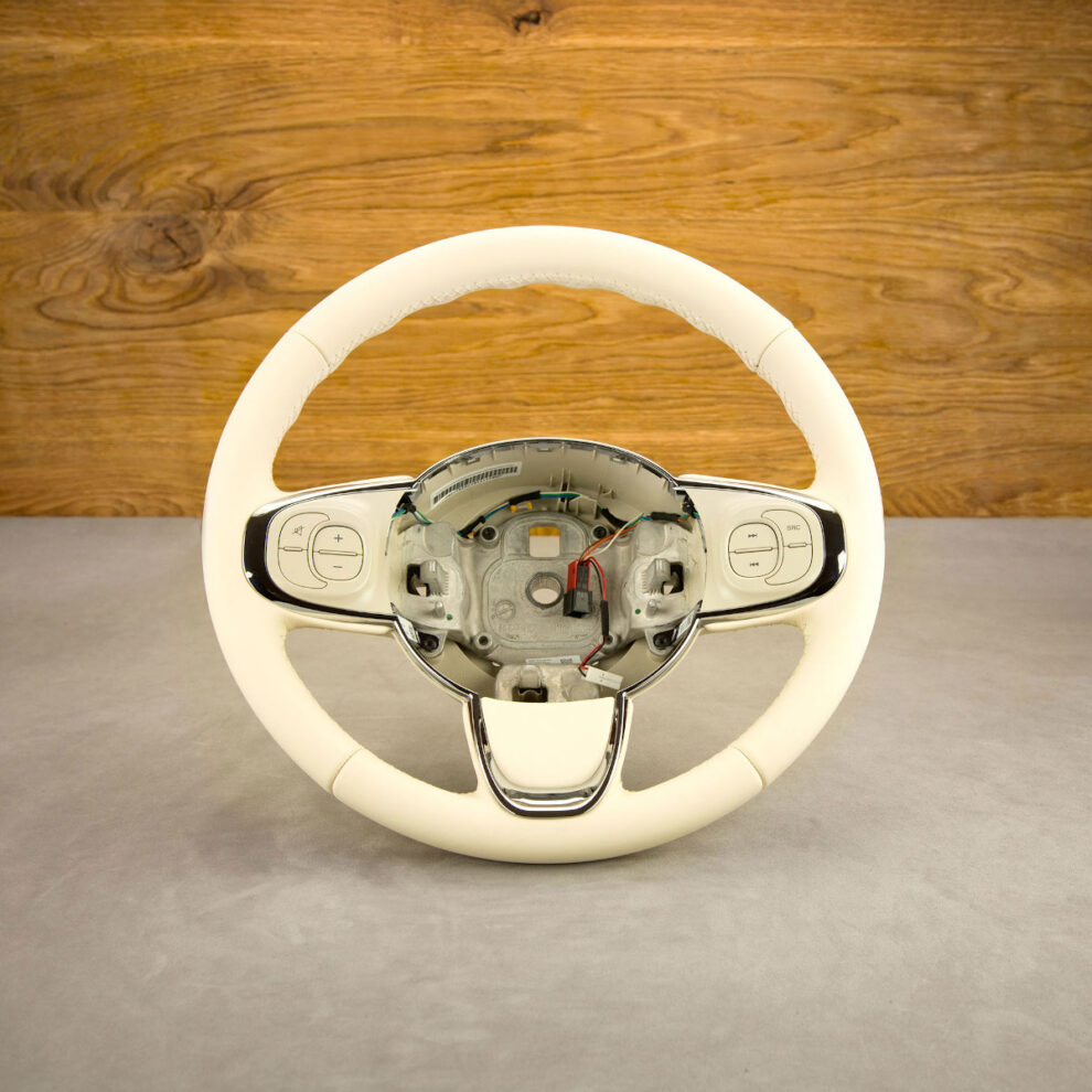 Obszycie kierownicy Fiat 500