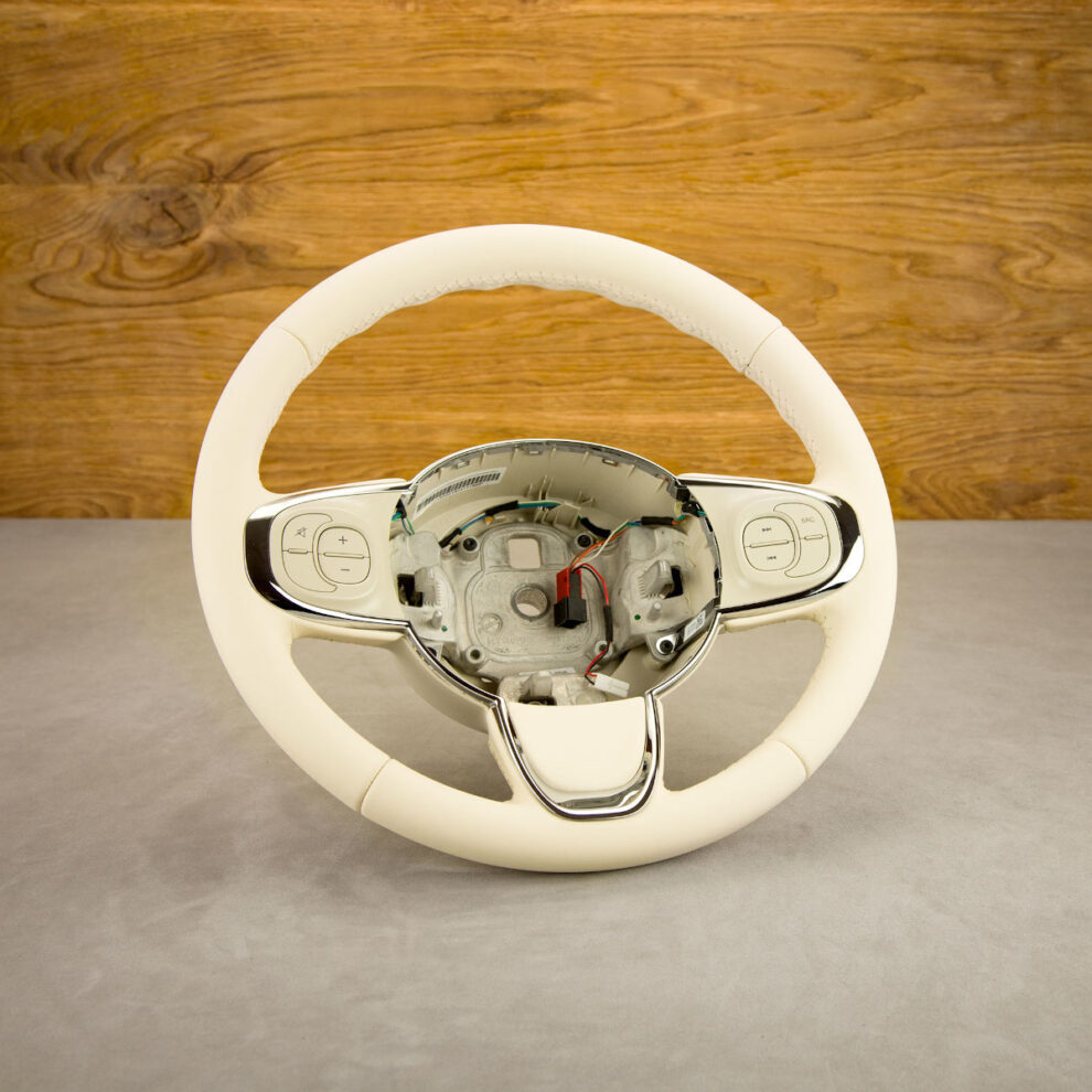 Obszycie kierownicy Fiat 500