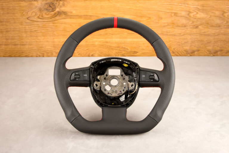 Modyfikacja i obszycie kierownicy Audi A4 B7