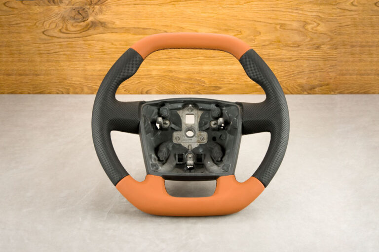 Modyfikacja i obszycie kierownicy Fiat Ducato Camper