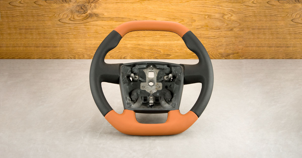 Modyfikacja i obszycie kierownicy Fiat Ducato Camper