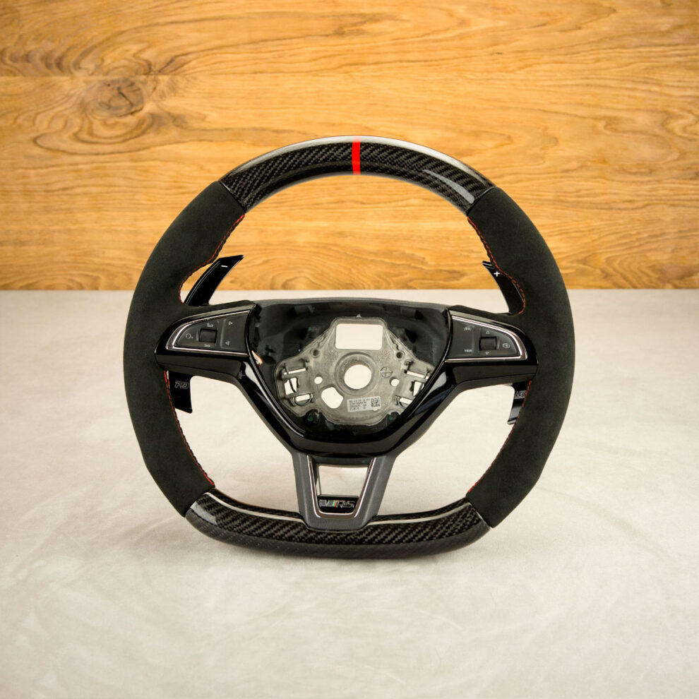 Modyfikacja i obszycie kierownicy Skoda Octavia III RS