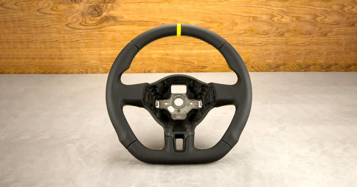 Modyfikacja i obszycie kierownicy Volkswagen Caddy III