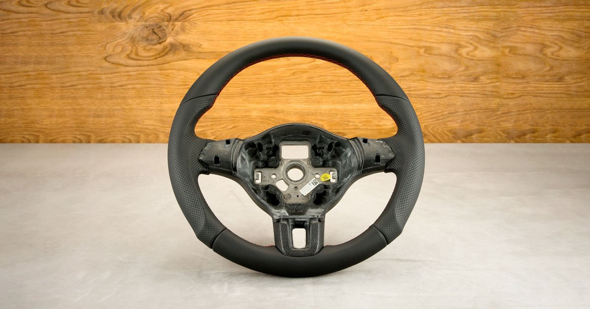 Modyfikacja i obszycie kierownicy Volkswagen Golf VI