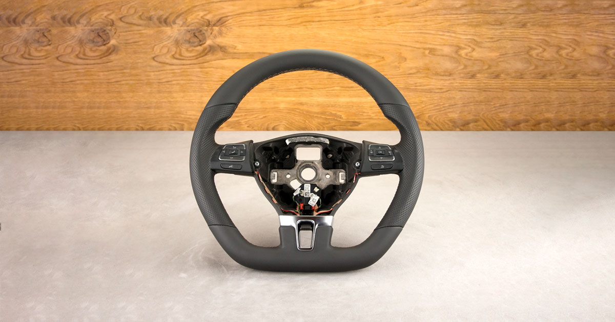 Modyfikacja i obszycie kierownicy Volkswagen Golf VI