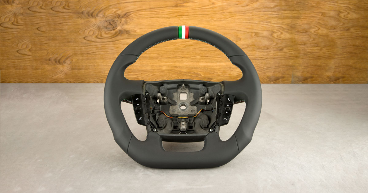 Modyfikacja i obszycie kierownicy Citroen Jumper II