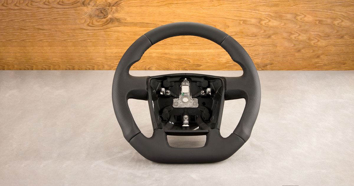 Modyfikacja i obszycie kierownicy Fiat Ducato III