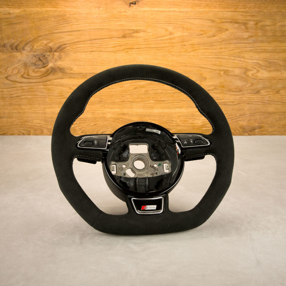Modyfikacja i obszycie kierownicy Audi A5