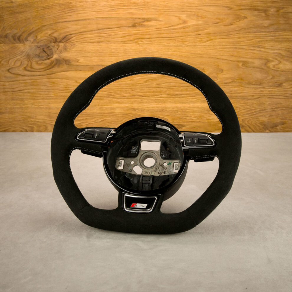 Modyfikacja i obszycie kierownicy Audi A5