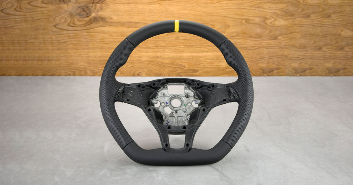 Modyfikacja i obszycie kierownicy Volkswagen Caddy IV