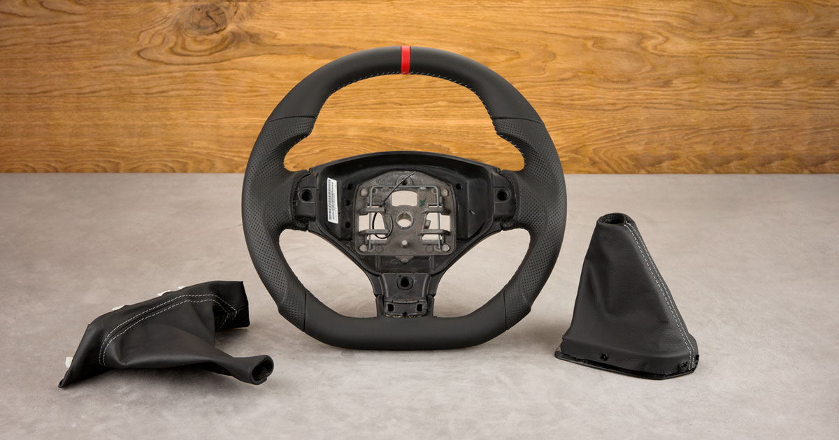 Modyfikacja i obszycie kierownicy Peugeot RCZ