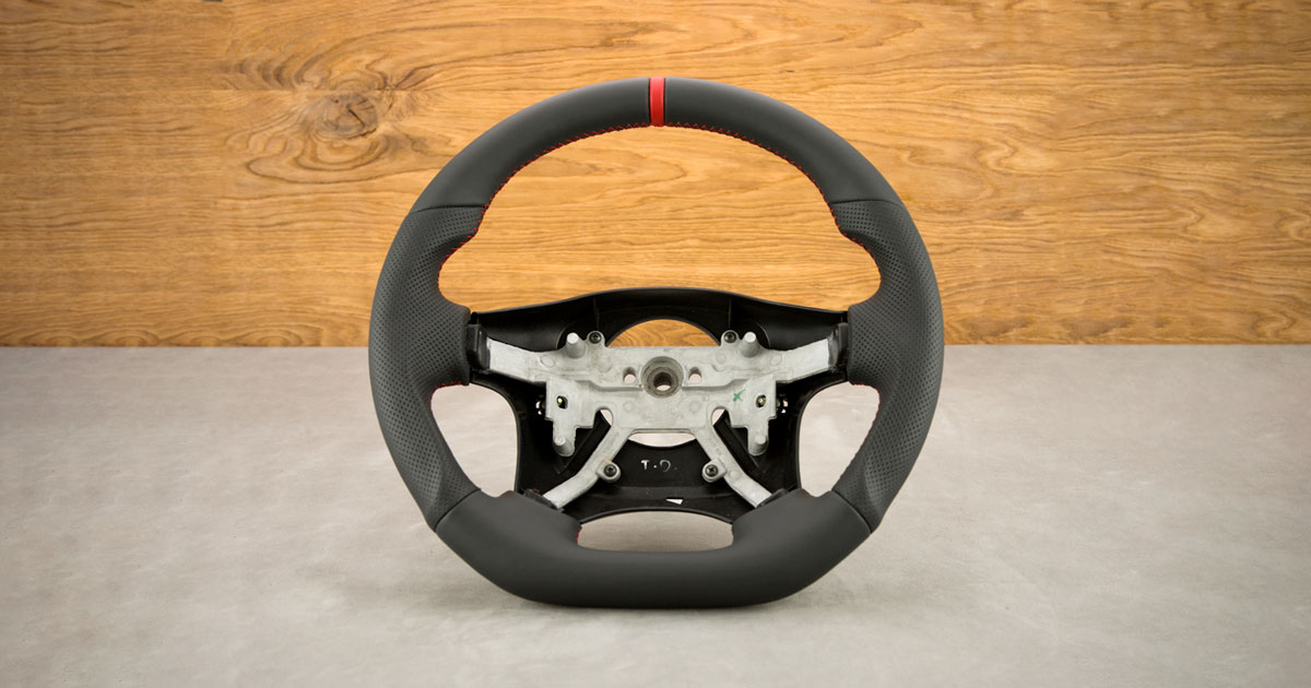 Modyfikacja i obszycie kierownicy Opel Frontera B