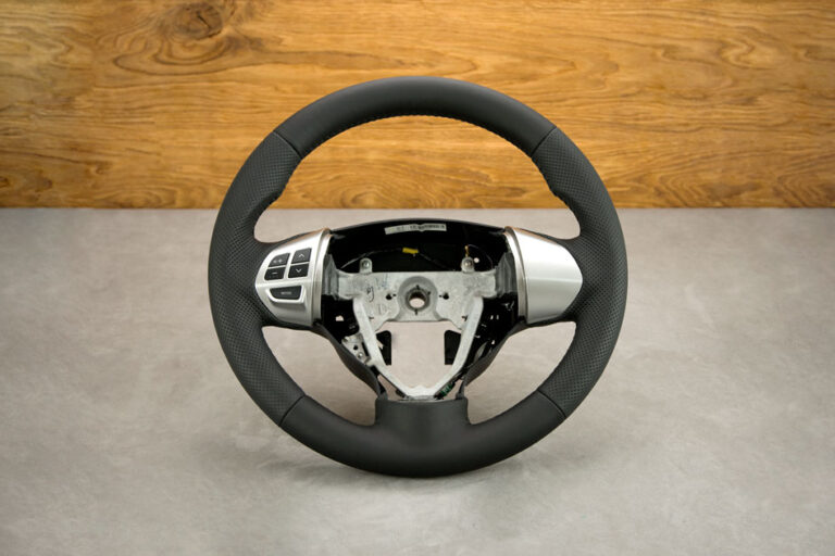 Modyfikacja i obszycie kierownicy Mitsubishi Lancer IX