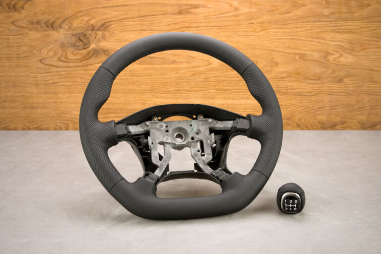 Modyfikacja i obszycie kierownicy Mitsubishi Outlander II