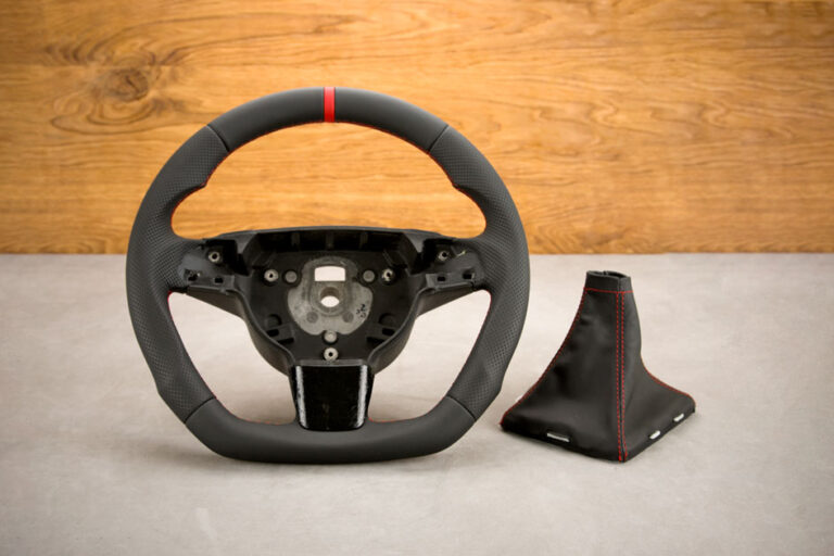 Modyfikacja i obszycie kierownicy Opel Vectra C