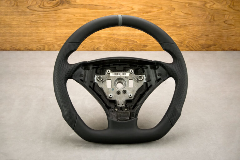 Modyfikacja i obszycie kierownicy BMW E61