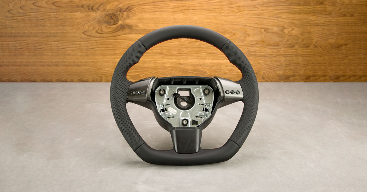 Modyfikacja i obszycie kierownicy Opel Vectra C