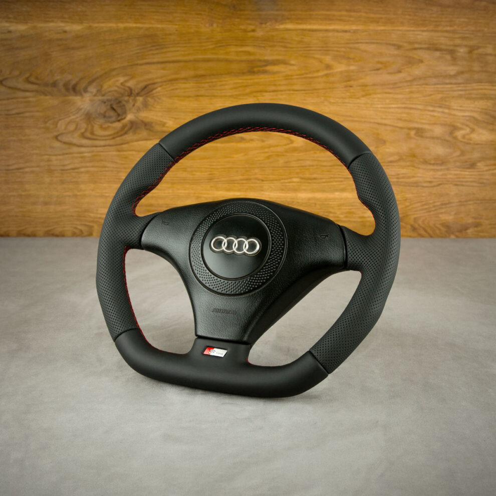 Modyfikacja i obszycie kierownicy Audi A4 B5