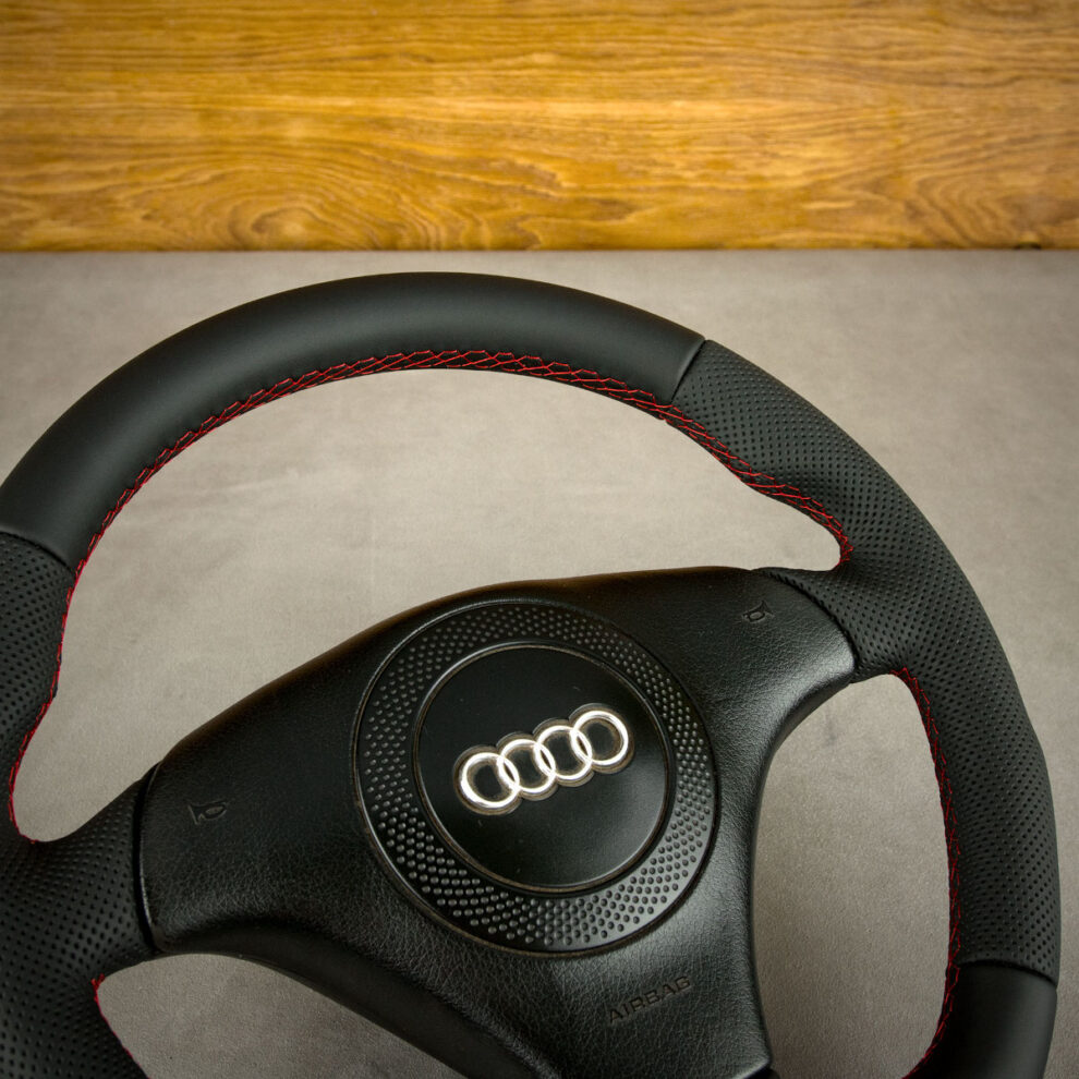 Modyfikacja i obszycie kierownicy Audi A4 B5