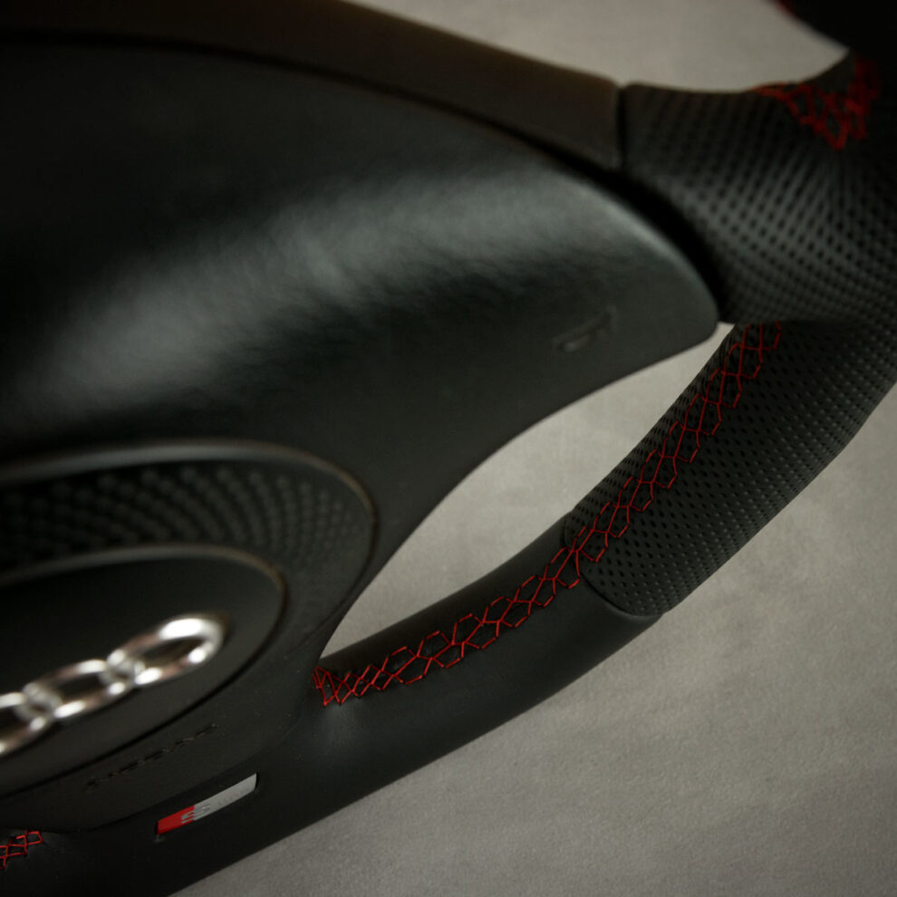 Modyfikacja i obszycie kierownicy Audi A4 B5