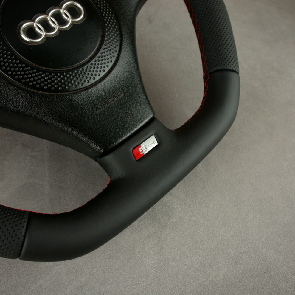 Modyfikacja i obszycie kierownicy Audi A4 B5