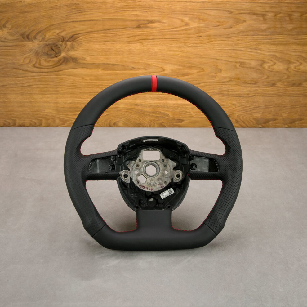 Modyfikacja i obszycie kierownicy Audi A4 B7